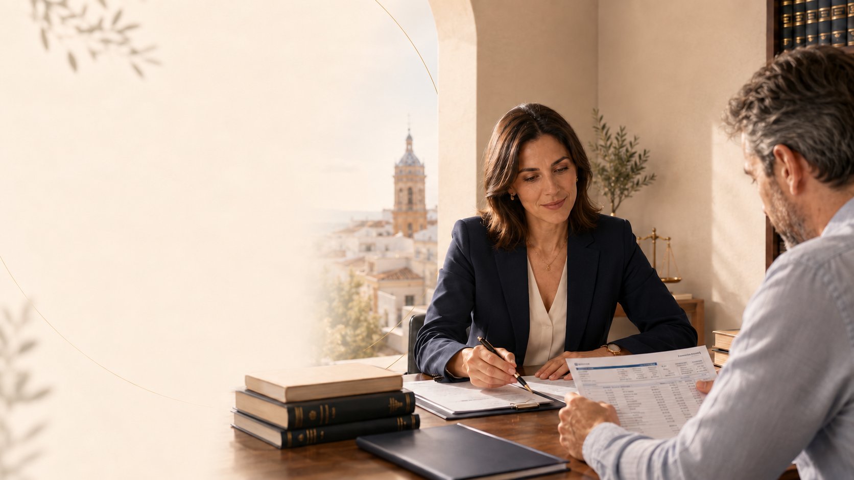 Abogada de Decanto atendiendo una consulta personalizada en el despacho